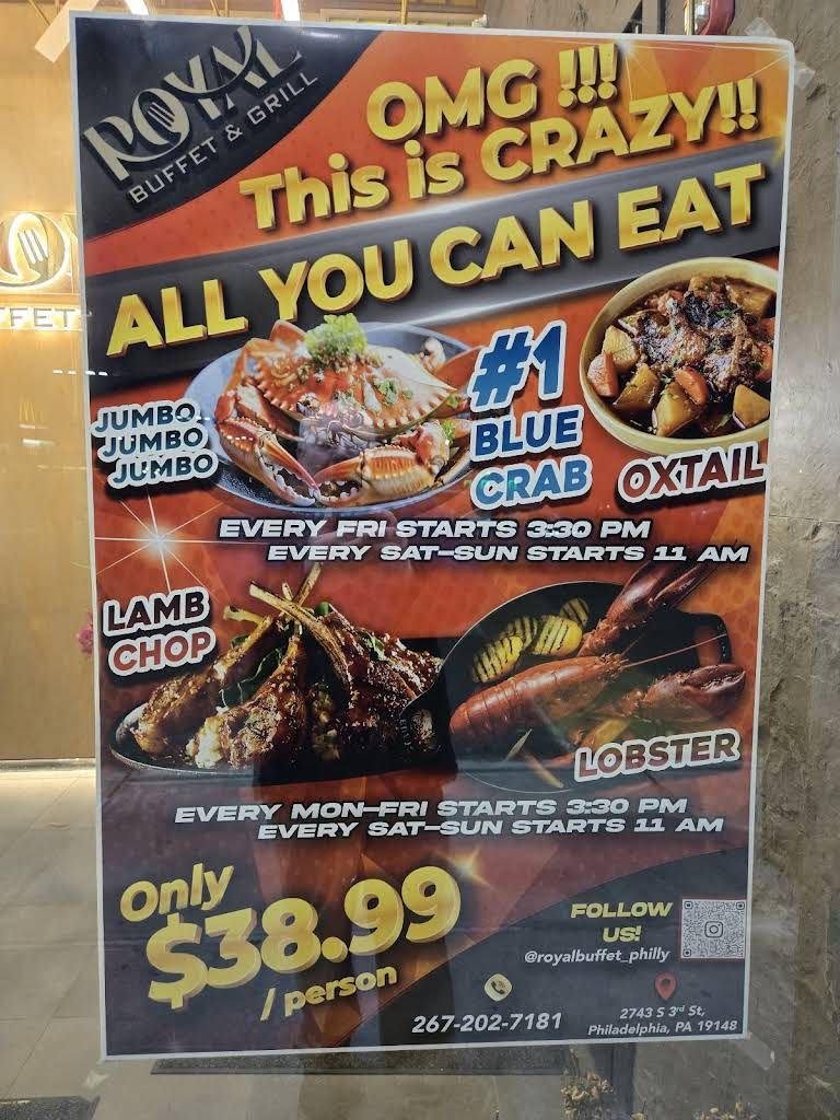 Royal Buffet & Grill Menu 3