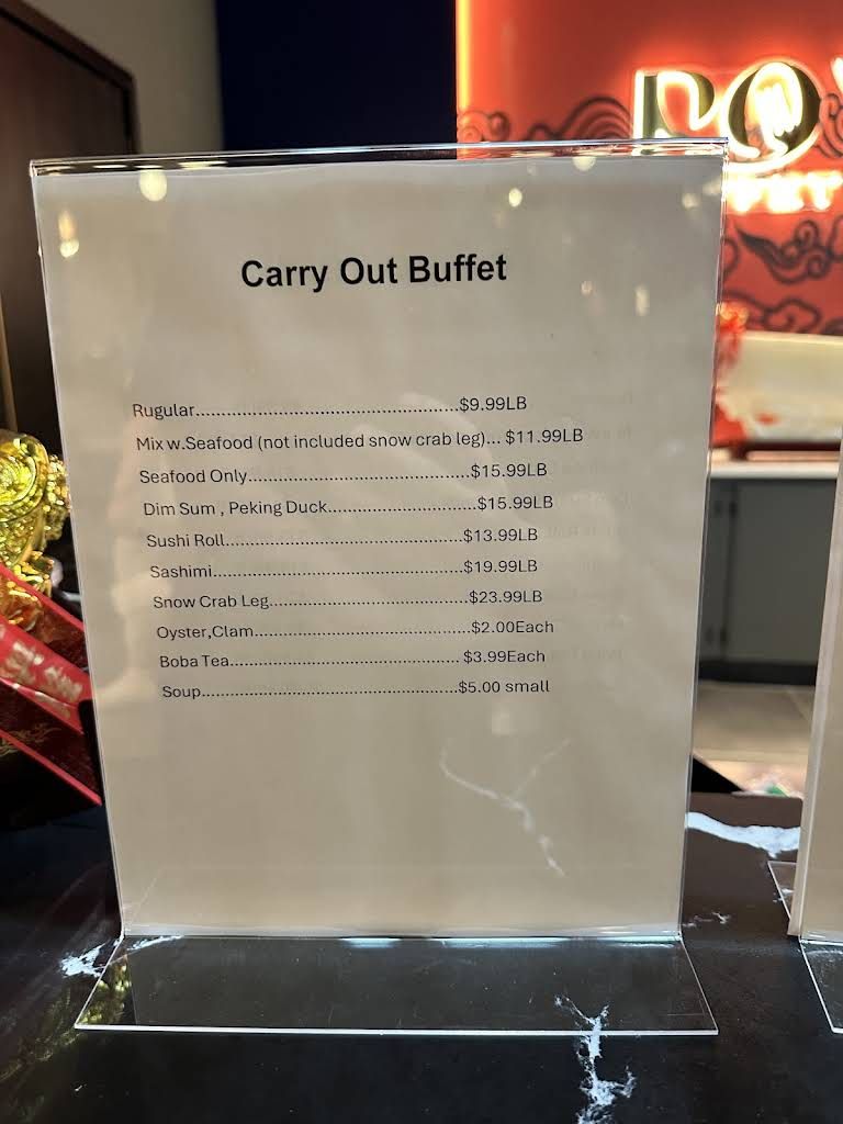 Royal Buffet & Grill Menu 6
