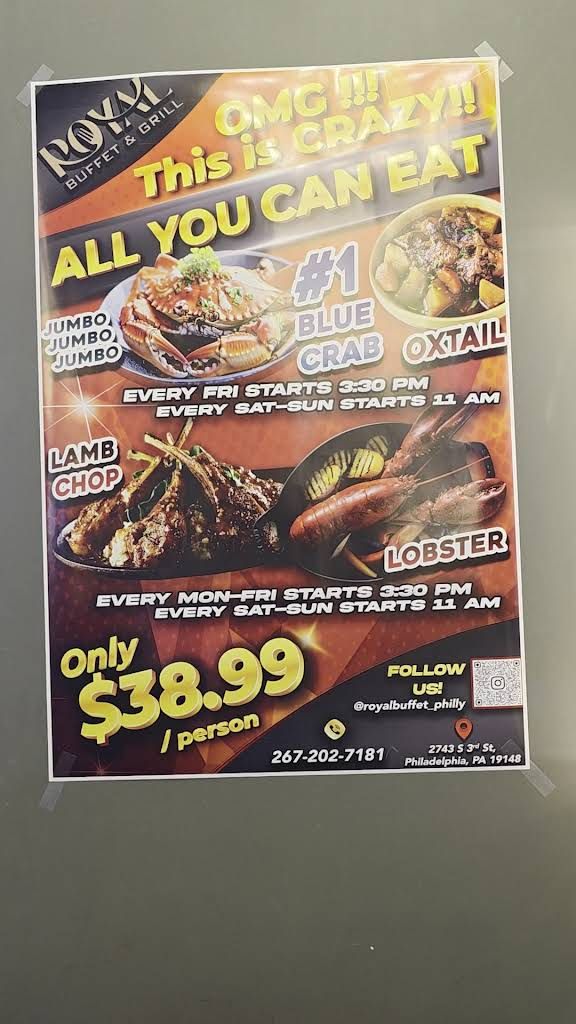 Royal Buffet & Grill Menu 7
